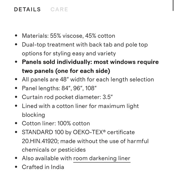 NWOT QUINCE Luster Velvet Curtain Cotton Back Light Filtering Silver 48x96” - Picture 3 of 14